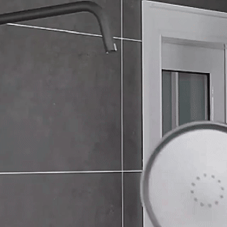 6-Mode Round Rainfall Shower Head