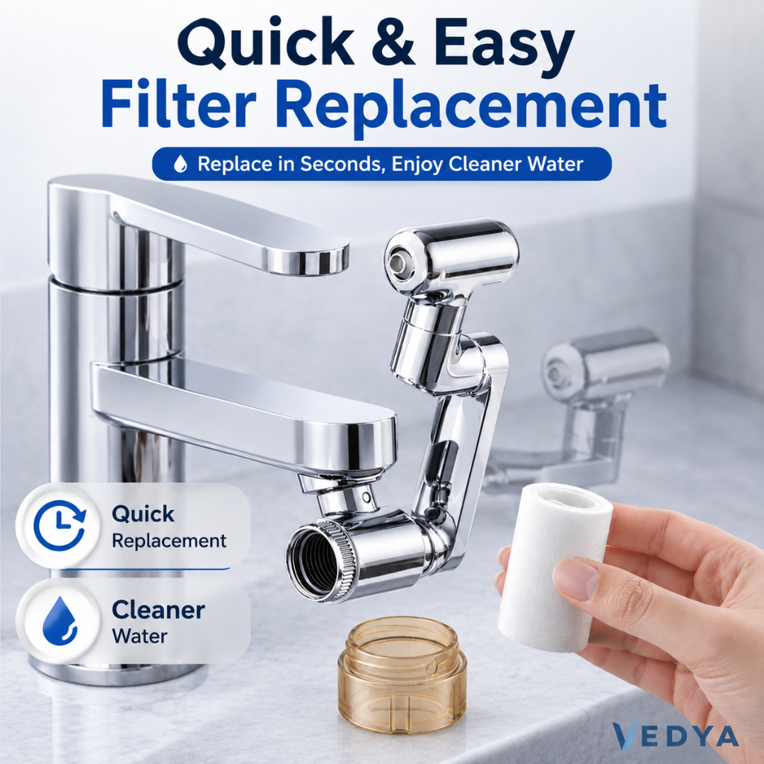 Replacement Filter Cartridges for 1440° Rotating Faucet