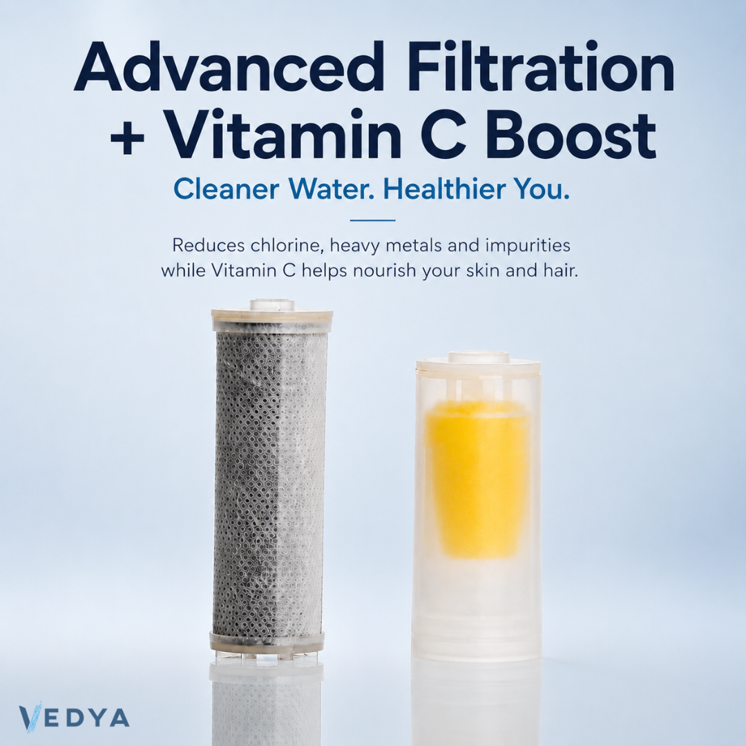 VEDYA Ved-O Shower head Vitamin C Aroma Filter (Rose)