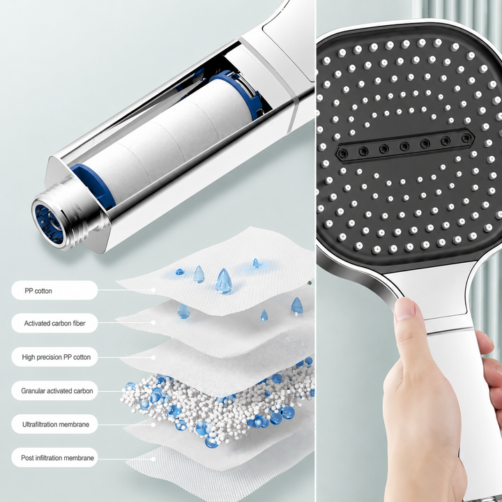 Complete Shower Set – Shower Head with Filter