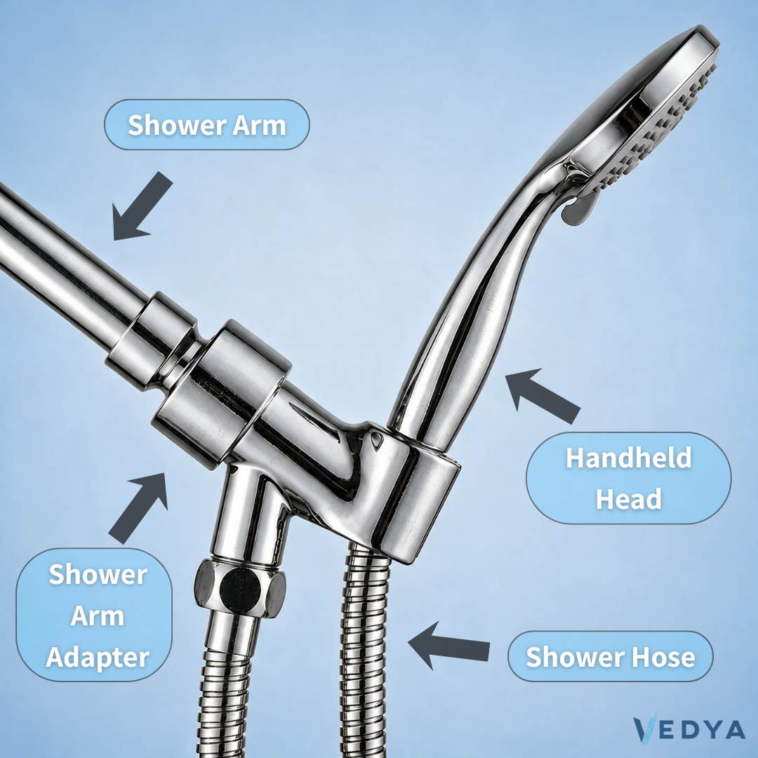 Shower Arm Adapter – Convert Rainfall to Handheld