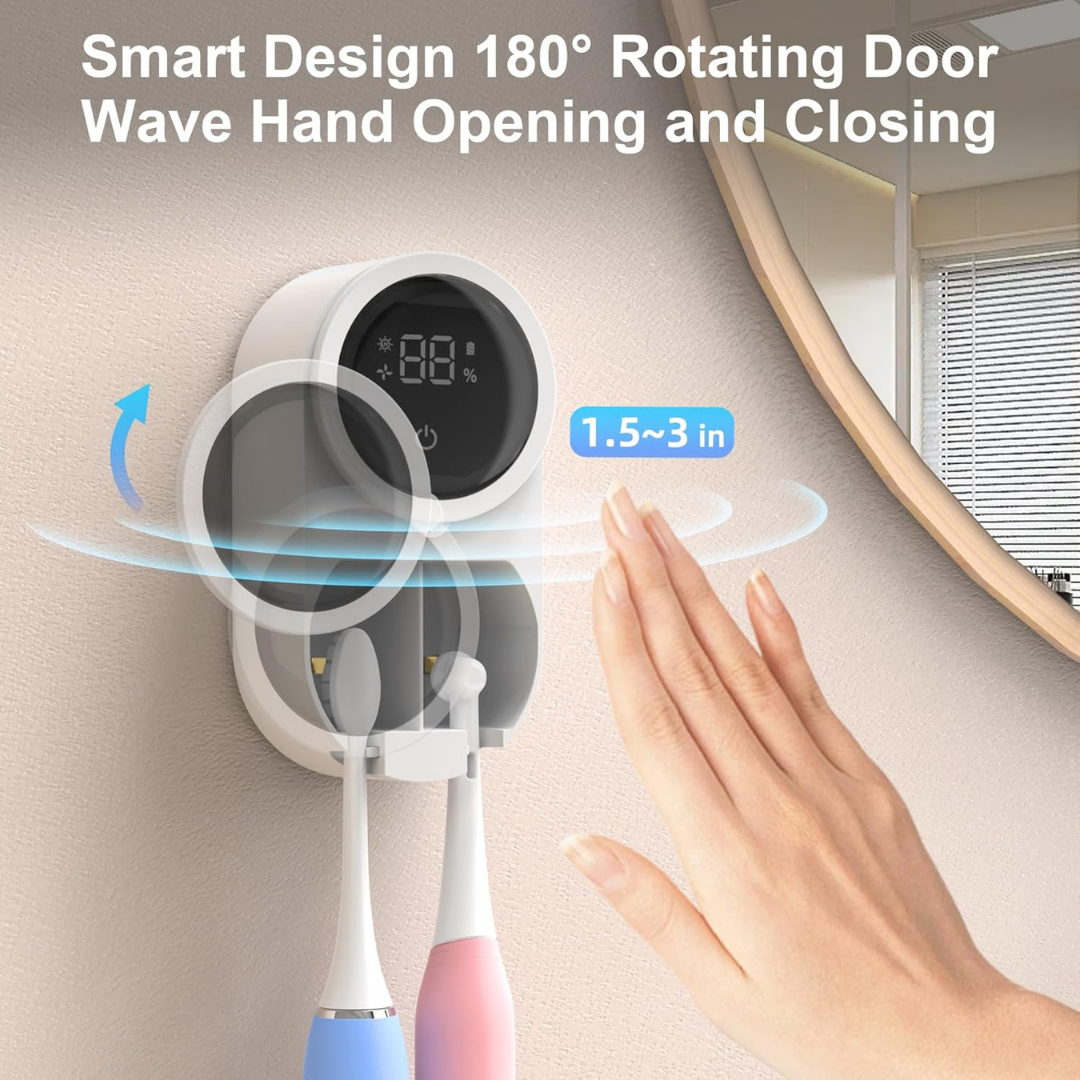 UV Toothbrush Sanitizer & Wall Mount Holder