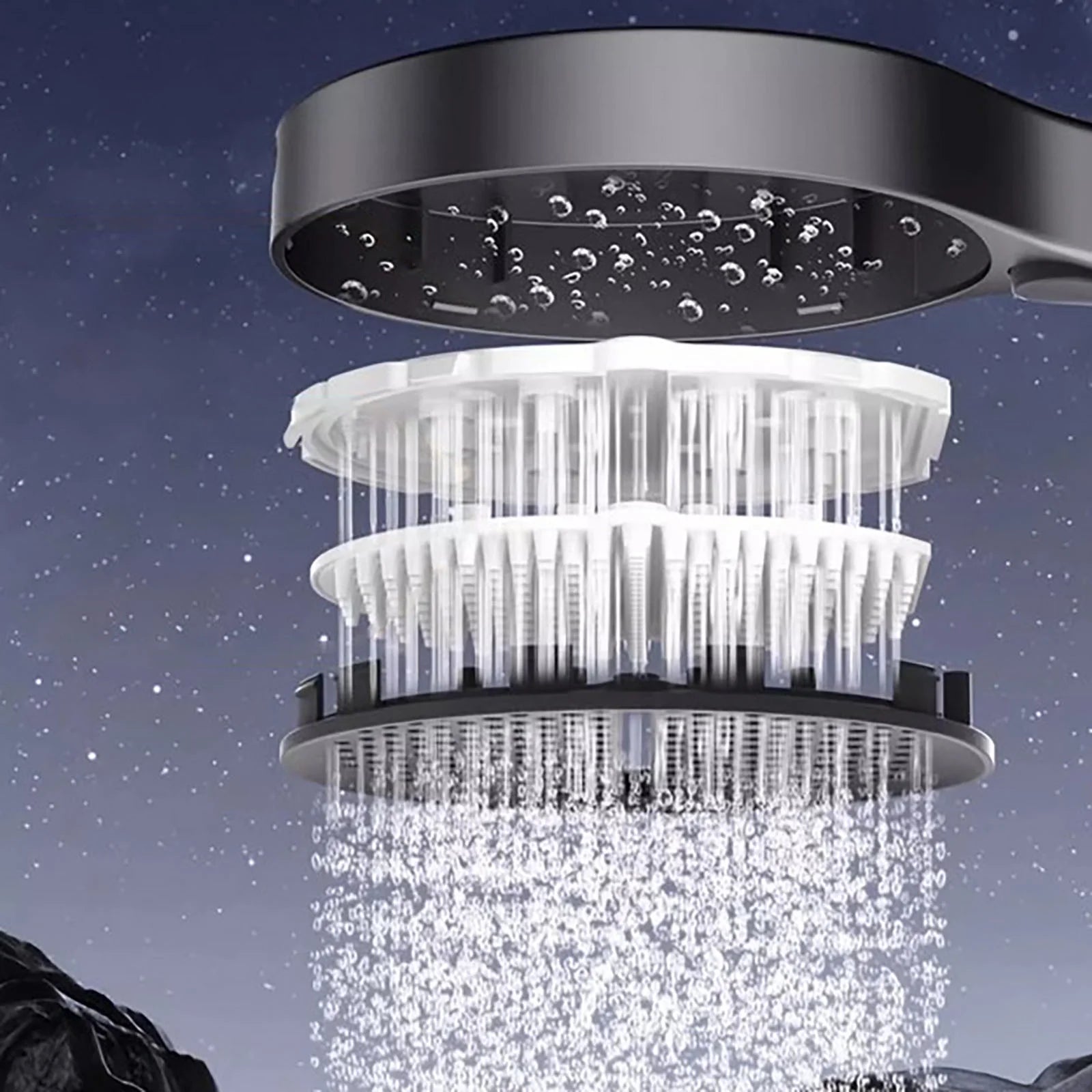 Vedya XL ShowerHead water flow and pressure demonstration