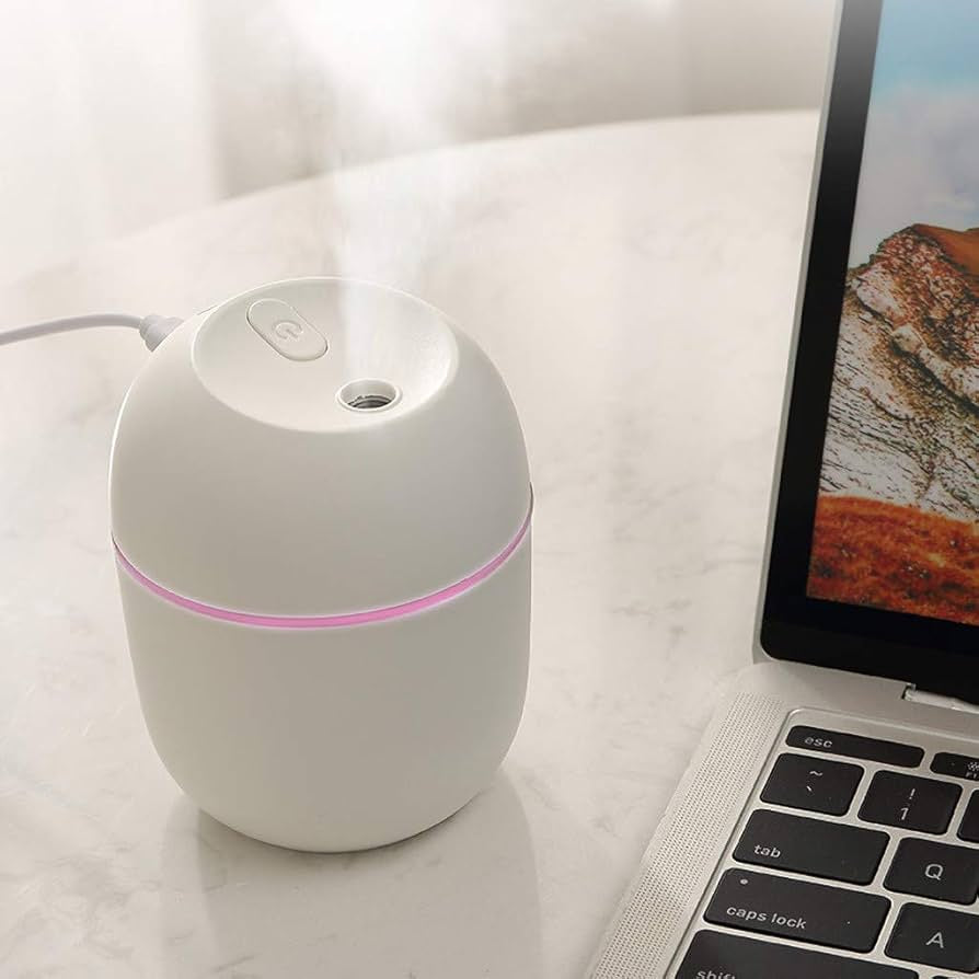 USB Air Humidifier Portable LED Lamp