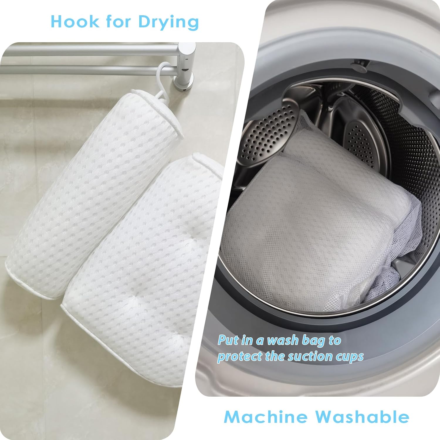 Bath Pillow for Bathtub Support Neck