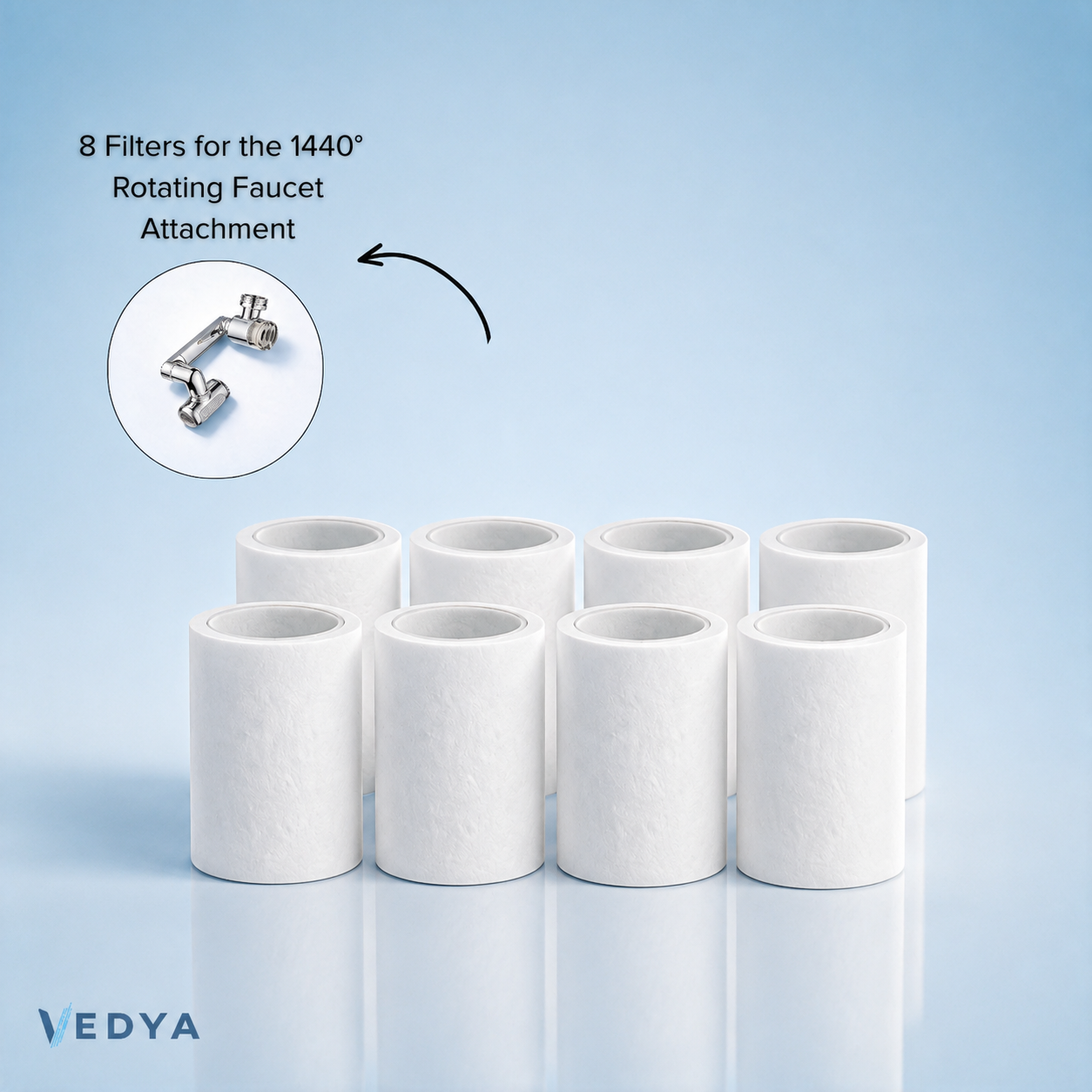 Replacement Filter Cartridges for 1440° Rotating Faucet