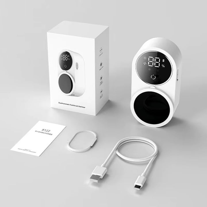 UV Toothbrush Sanitizer & Wall Mount Holder