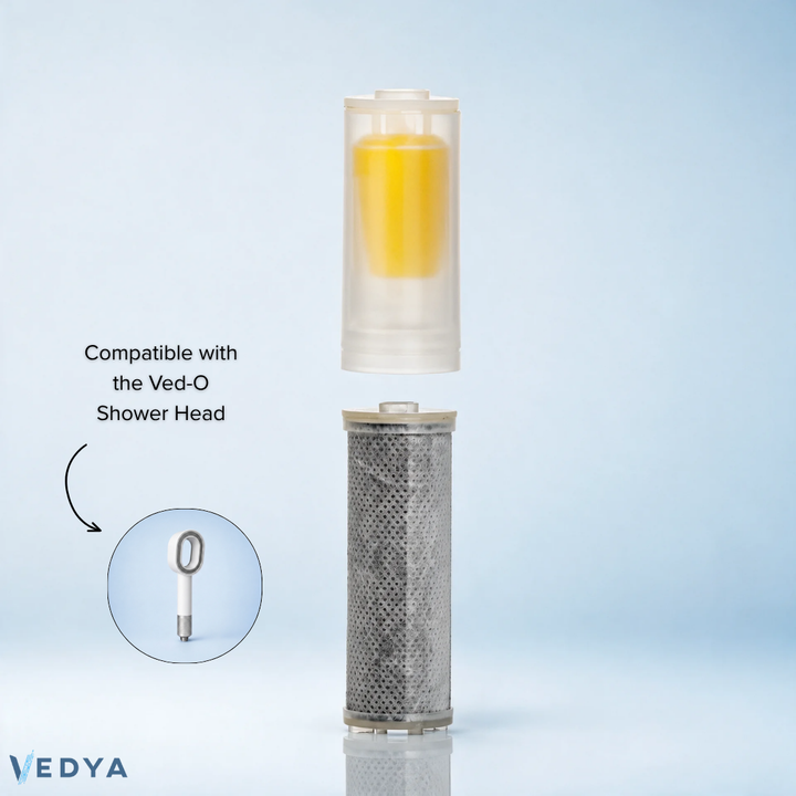 VEDYA Ved-O Shower head Vitamin C Aroma Filter (Rose)