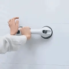Suction Cup Shower Grab Bar – No Drill Safety Handle